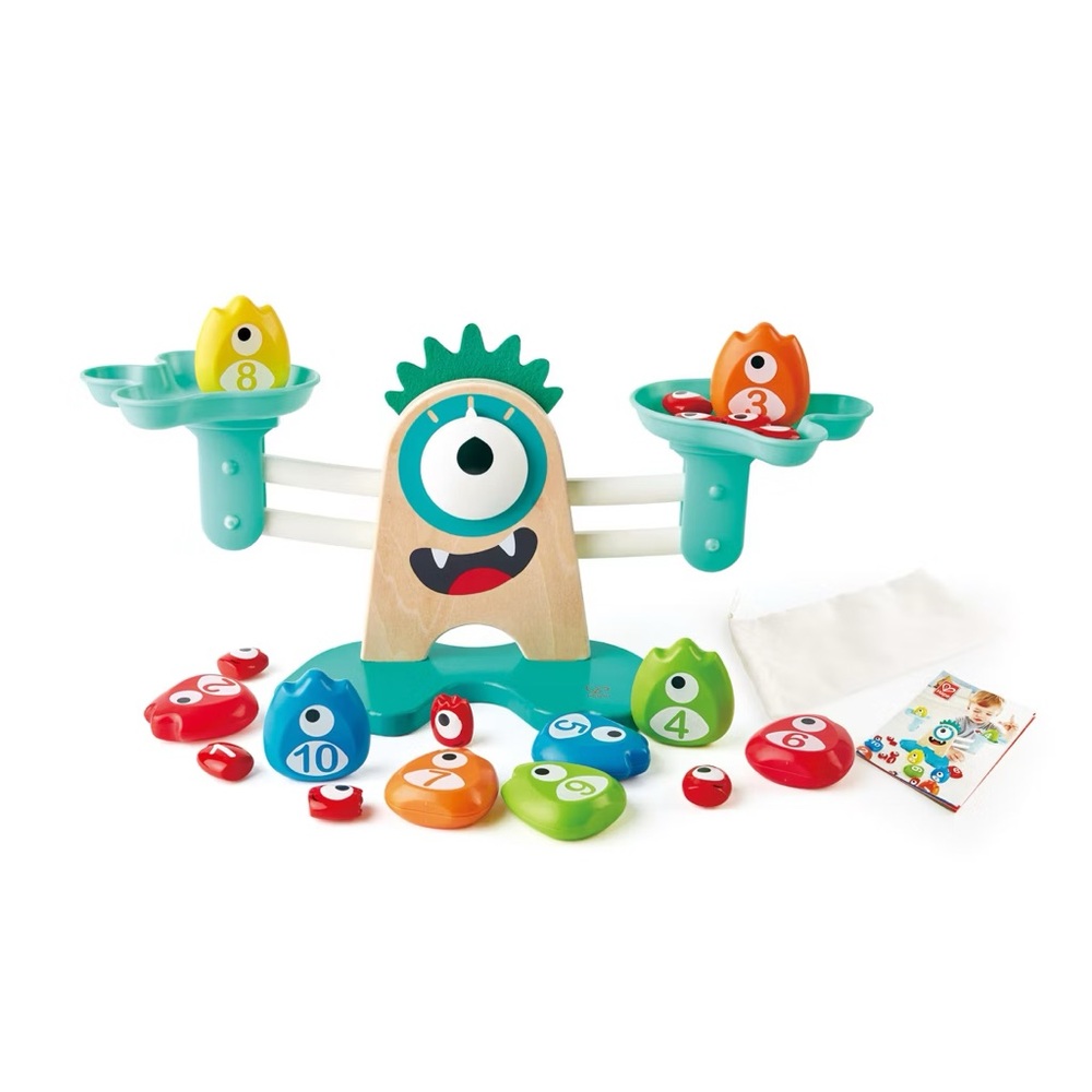 Hape Monster Math Scale STEAM toy